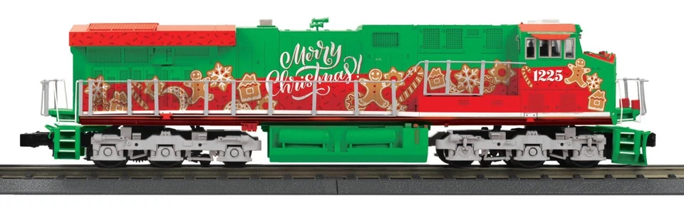 MTH 30-21313-1 O Gauge RailKing 2025 Christmas ES44AC Imperial Diesel Engine - Image 1 of 1