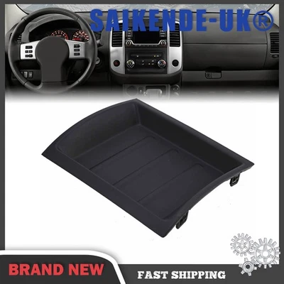 Upper Dash Bezel Storage Box For 2005-2017 Nissan Frontier 68252-ZS40C Black Foto 1 de 4