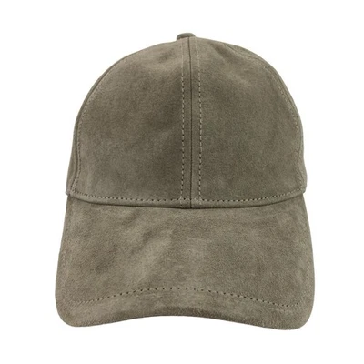 Gorra de béisbol de trapo y hueso sombrero de gamuza de vaca tostada con correa ajustable Foto 1 de 4