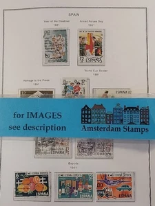 Spain 1980-2005 vf used and MNH collection in album High CAT + FACE Value TOP! - Picture 1 of 1