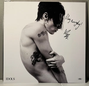 Yungblud IDOLS Signed and Personalized Supermonn Grey Vinyl **RARE** - Picture 1 of 5