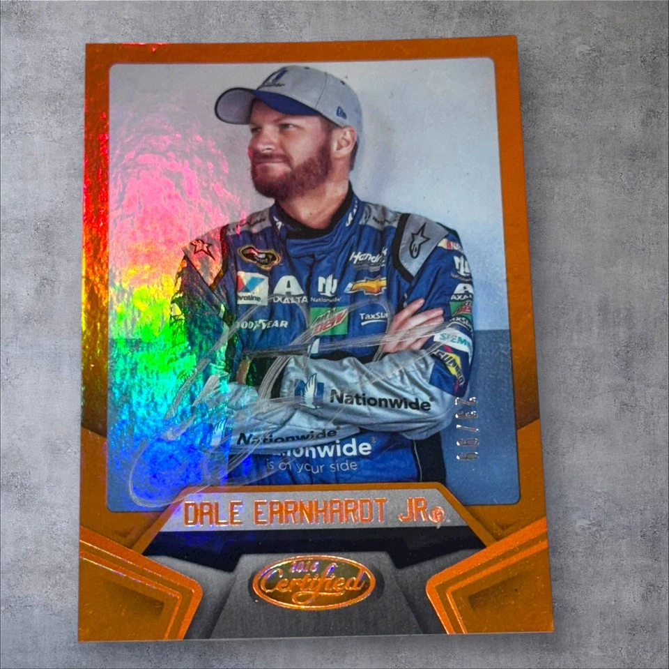 Dale Earnhardt Jr NASCAR signed card #23/99 2016 PANINI CERTIFIED RACING #10 - Image 1 of 1