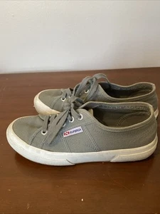 Superga Women’s 2750 Grey Sage Size 6 - Picture 1 of 16