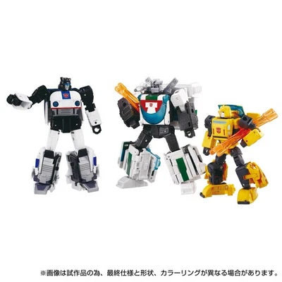 Takara Tomy T-Spark Transformers Dramatic Capture Series Cybertron Chase set new - Image 1 of 4