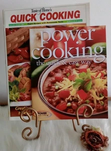 Set of Two Cookbooks: Power & Quick Cooking Kitchen Help Vintage GUC - Picture 1 of 5