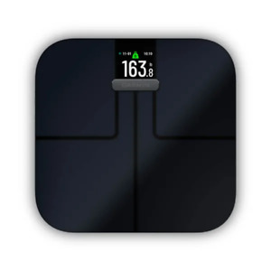 Garmin 010-02294-02 Index S2 Smart Black Weighing Scale Wi-Fi Connectivity 