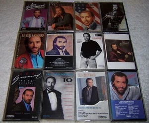 Lee Greenwood 12 Audio Cassette Lot - Imagen 1 de 3