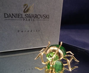 Daniel Swarovski Crystal Paradise Bugs – Scarab Aranos Peridot - Item 250475 Box - Picture 1 of 9