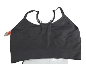 Womens New Balance Halter Top Athletic Shirt bra Size Large Grey - Picture 1 of 6