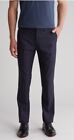 $265 THEORY Męskie spodnie dresowe MARLO 100% wełna Slim Fit- Eclipse Granatowe-32W 34L