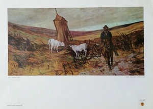 Stampa Giovanni Fattori Campagna Romana Serie d'Arte Menarini - Imagen 1 de 1