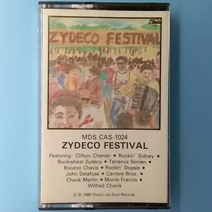 ZYDECO FESTIVAL MDS CAS 1024 Cassette 1988 Various Artists - Picture 1 of 2