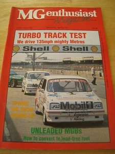 MG ENTHUSIAST MAGAZINE JUN 1989 TURBO TRACK TEST UNLEADED MGBS SPRING SHOW ROUND - Picture 1 of 3