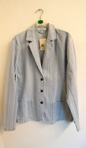Pale Blue Denim Jacket Button Front by Signature Experience - Size XL - NEW! - Picture 1 of 4