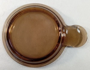 Pyrex Visions Grab It Corning Ware LID ONLY Amber Glass P-150-C - Picture 1 of 3