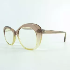 Vintage Plastic Brown Square Women Full Rim TJ1137 Glasses Frames Eyewear - Picture 1 of 6