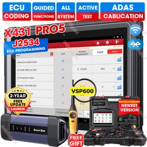 LAUNCH X431 PRO 5 PAD V+ Car Diagnostic Scanner Tool Programming Coding - Picture 1 of 16