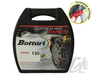 Catene AUTO da neve CODICE 18833N 130 RAPID T2 9 mm GOMMA MISURA - Imagen 1 de 6