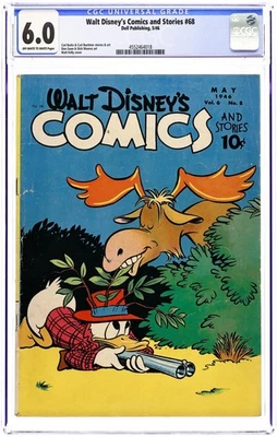 Walt Disney's Comics and Stories #68 CGC 6.0 1946 4552464018 - Image 1 of 2