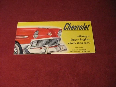 Chevy 1956 folleto de ventas folleto catálogo original antiguo Foto 1 de 4