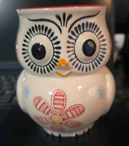 Yokohama Studio handbemalt 4,5" FIGUR EULE Becher Griff Made in Japan - Bild 1 von 5