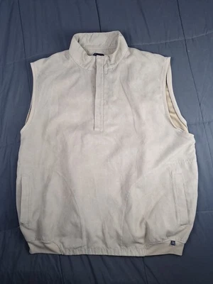 Zero Restriction Vest Mens XXL Tan Sleeveless Lightweight Golf Pockets Hiking  - Image 1 of 4