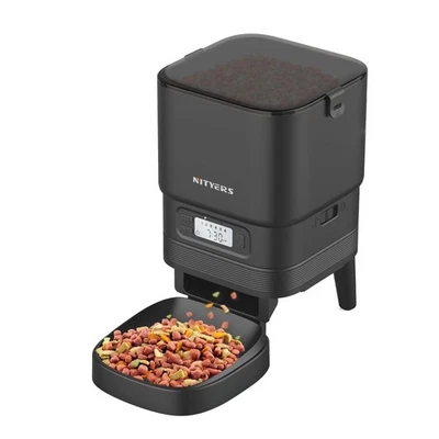 Automatic Cat Feeder - 4L Timed Cat Dry Food Dispenser, Programmable Portion ... - Image 1 of 4