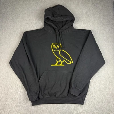 AMS Drake Owl October's Very Own OVO Hoodie Sweatshirt Schwarz Gold Extra Large - Bild 1 von 4