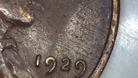 1929 Lincoln Wheat Cent - Rim and Lamination Errors. # 37 Cover