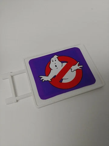 Vintage Real Ghostbusters Firehouse custom 3d printed sign Cover