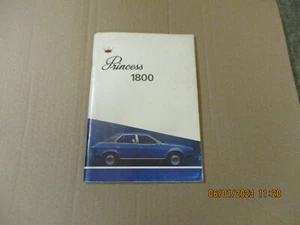 Princess Drivers Handbook. 1800, 1800HL. No AKM3205 5th Edition. 1978 - Picture 1 of 8