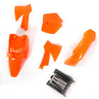 Plastics Set KTM50cc 30cc Orange - Front Rear Fender Mudguard Fairing Motorbike