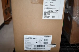 (25) NEW DUPONT IC253BWHMD0025CS Coveralls Tyvek IsoClean Size Medium - Picture 1 of 3