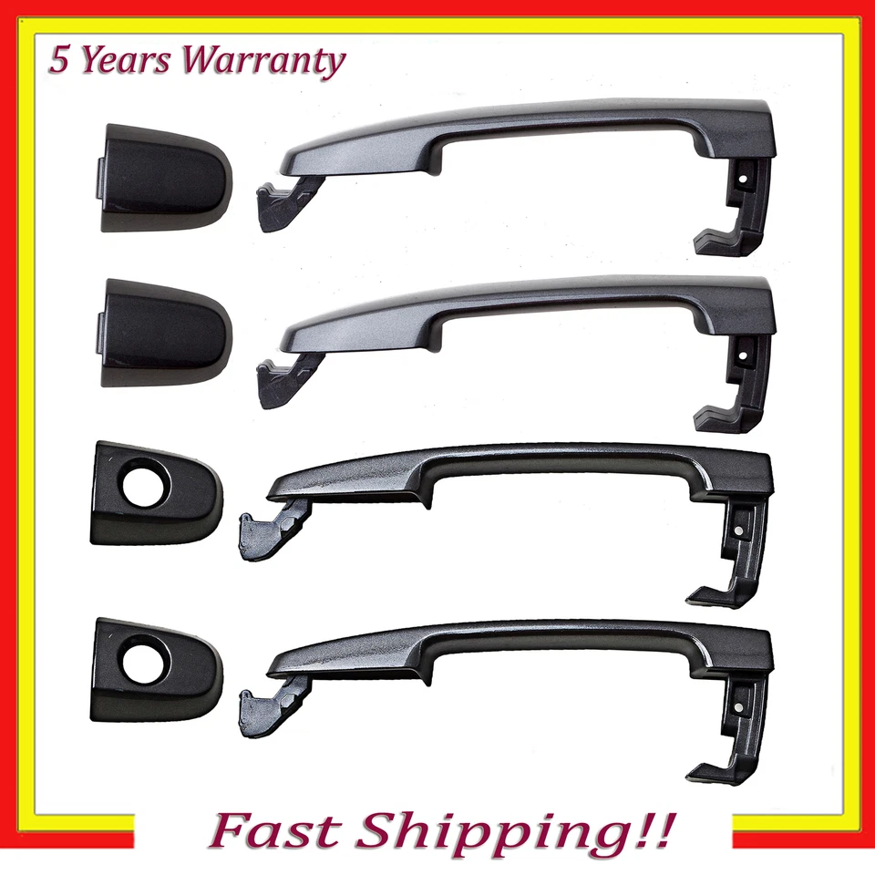 Outside Door Handle 1G3 Gray For 2003-2010 Pontiac Vibe 1.8 2.4L Set of 4PCS New - Image 1 of 4