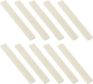 Guitar Bone Saddle Blank Guitar Bridge Saddle for Electric Bass Acoustic Classic - Picture 1 of 7