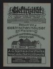 DRESDEN, Zeitschrift 1926, Elektrizität Mitteilungsblatt für Stromabnehmer