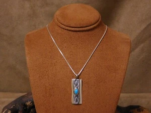 Sterling Silver Turquoise Necklace - Picture 1 of 4