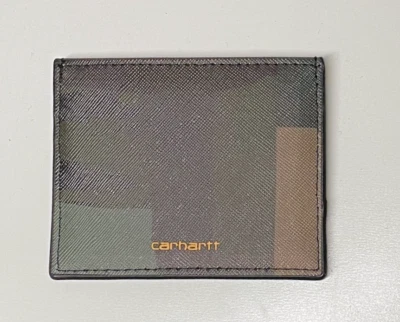 Carhartt WIP Coated Card Holder Camo Mend / Copperton - Image 1 of 2