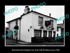 Old Large Historic Photo Beckenham Kent England The Jolly Woodman Tavern C1940