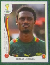 2014 Panini Brasil World Cup Album Sticker #93 Cameroun NICOLAS NKOULOU