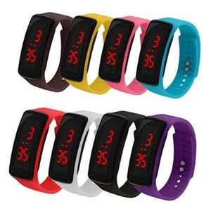 8 Pack Wholesale Men Women Digital Wristwatch Touch Screen LED Bracelet - Zdjęcie 1 z 8