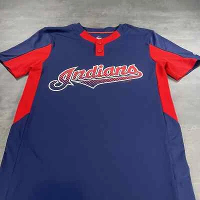 Majestic Cleveland Indians Jersey Adult Small 33 SANCHEZ LITTLE LEAGUE PATCH - Image 1 of 2