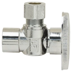 DURST CORP. 1/4 TURN ANGLE STOP VALVE 3/8" Comp 1/2" Sweat (LEAD FREE) A2617 - Picture 1 of 1
