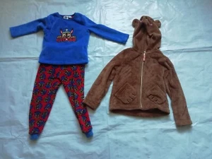 Boys Kids Chase Pyjama 5-6 Years + Bear Jumper 6-8 Years - Picture 1 of 9