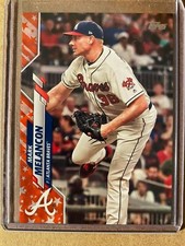 MARK MELANCON 2020 Topps Independence Day #411  /76 Rare Parallel ATLANTA BRAVES