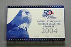 2004 U.S. State Quarters Clad Proof 5-Coin Set (In Original Box)