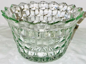 Indiana WHITEHALL CRYSTAL 6" FLAT FLARED CANDY BOWL DISH - Picture 1 of 2