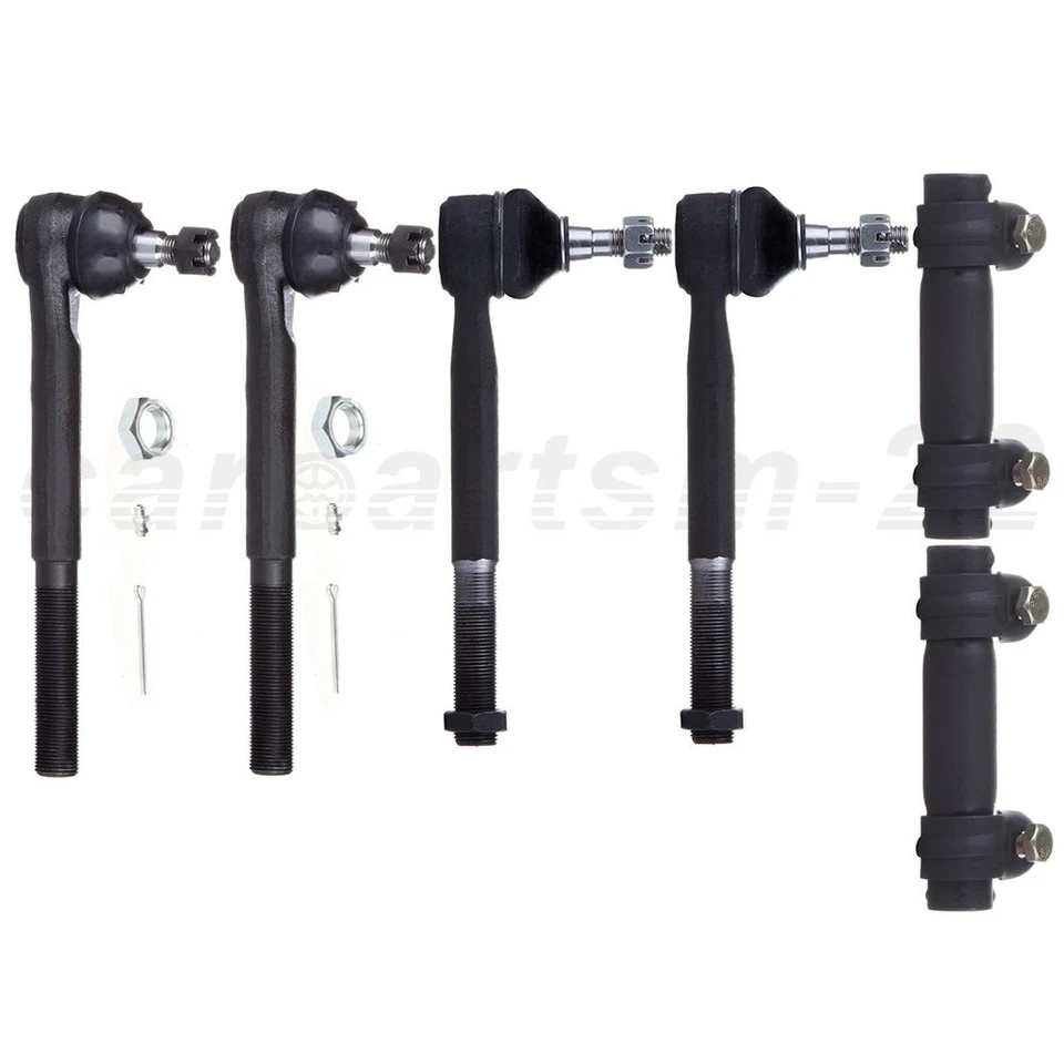 Extremo de barra de amarre de suspensión de 6 piezas para Chevrolet C1500 C2500 C3500 Suburban 1992-1999 Foto 1 de 1