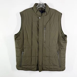 Banana Republic Green Puffer Vest Size L Pockets Sleeveless Casual Outdoors NEW - Picture 1 of 8