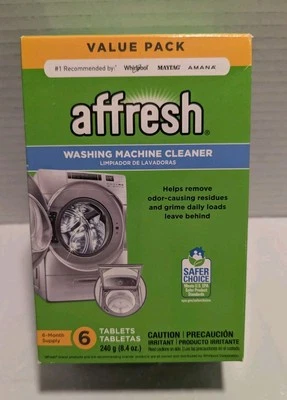 Affresh Washing Machine Cleaner, 6 Month Supply, Cleans Front Load and Top Load - Image 1 of 4